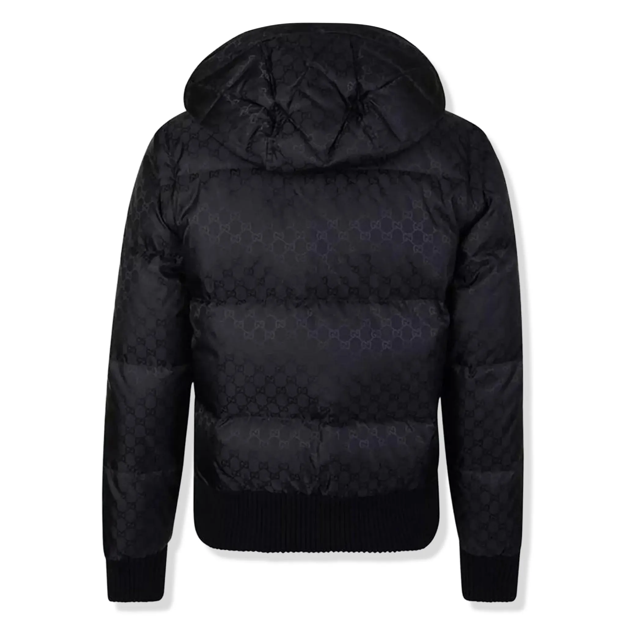 Preloved - Gucci GG Jacquard Removable Sleeves Down Jacket - Image 2