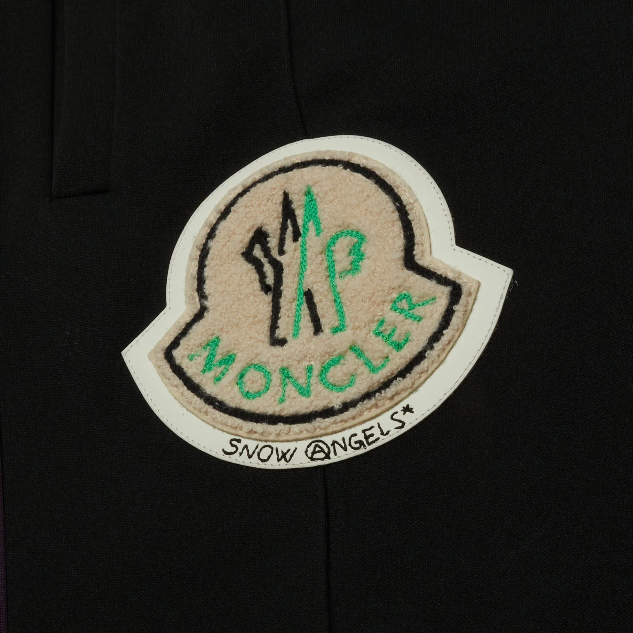 Preloved - Moncler x Palm Angels Striped Black Track Pants - Image 3