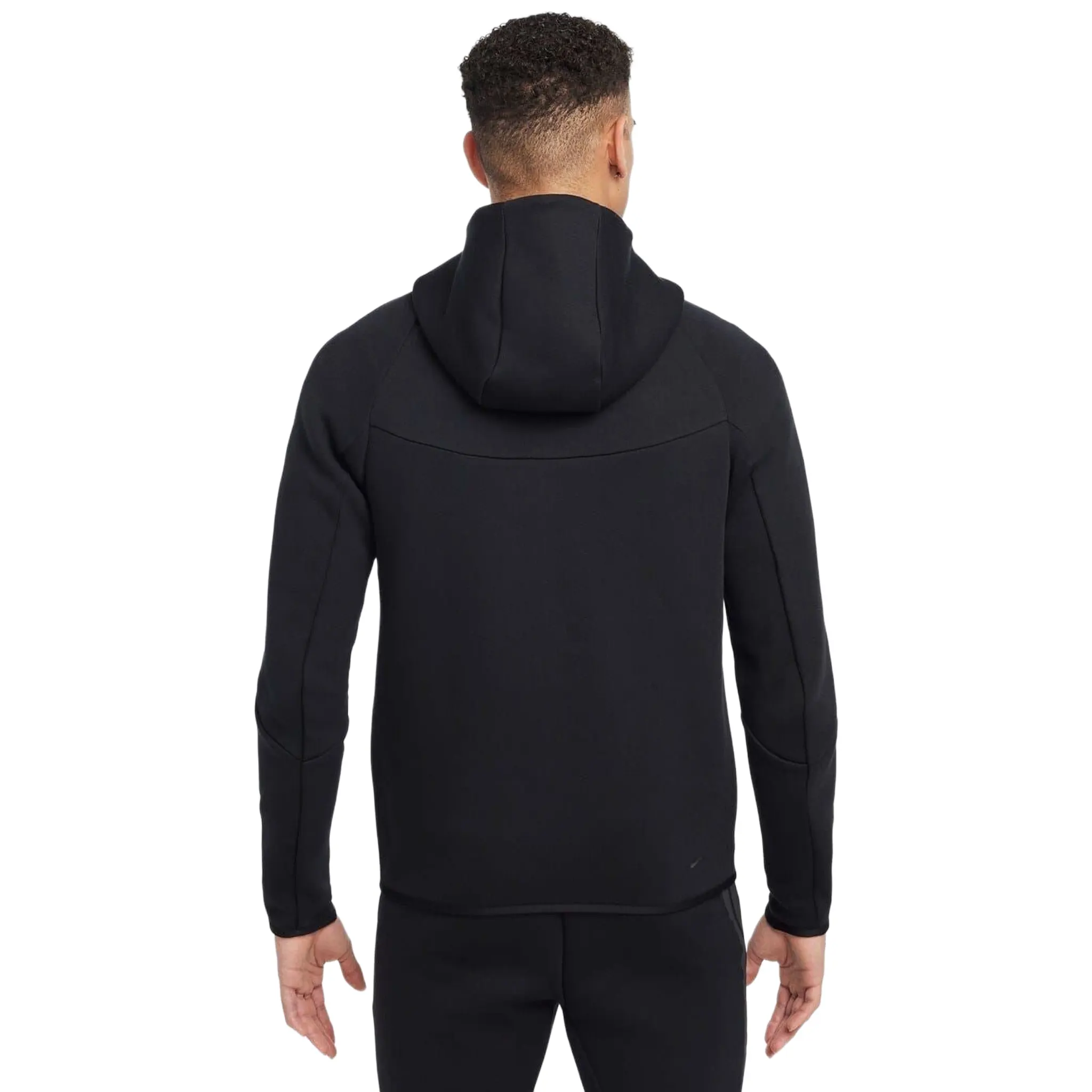 Preloved - Nike Tech Fleece Black Hoodie - Image 2
