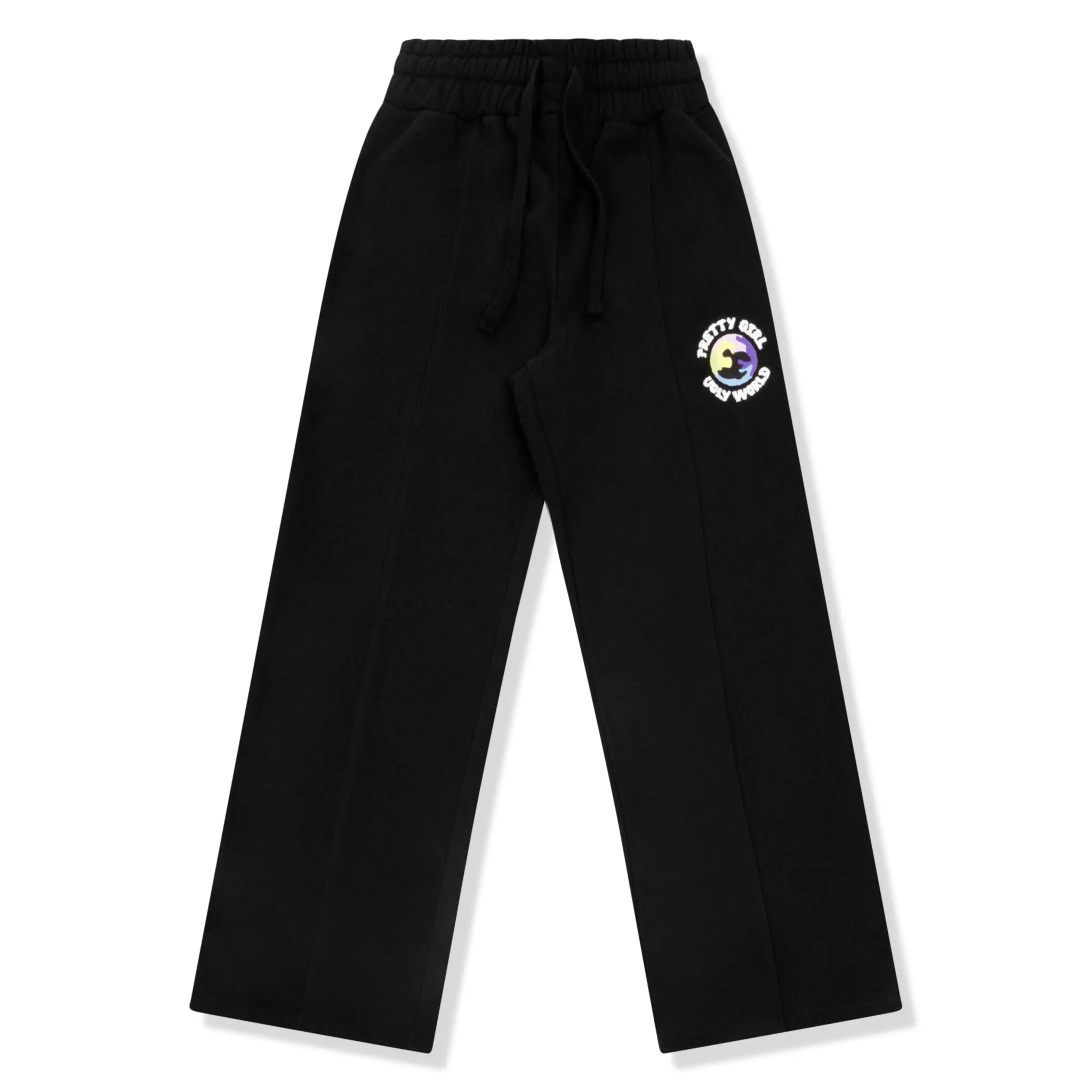 Pretty Girl Ugly World Pleated Black Sweatpants (W)