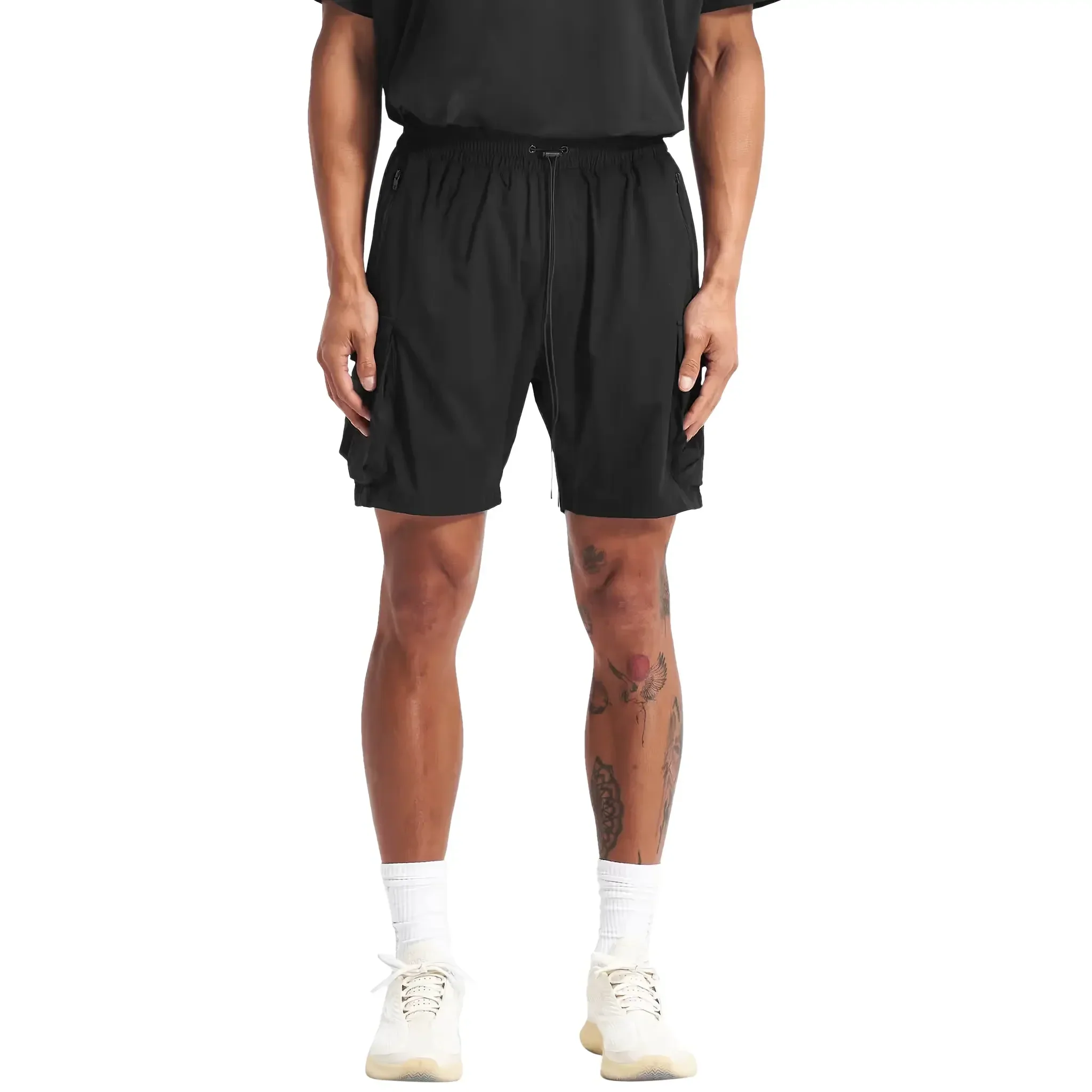 Represent 247 Black Shorts - Image 4