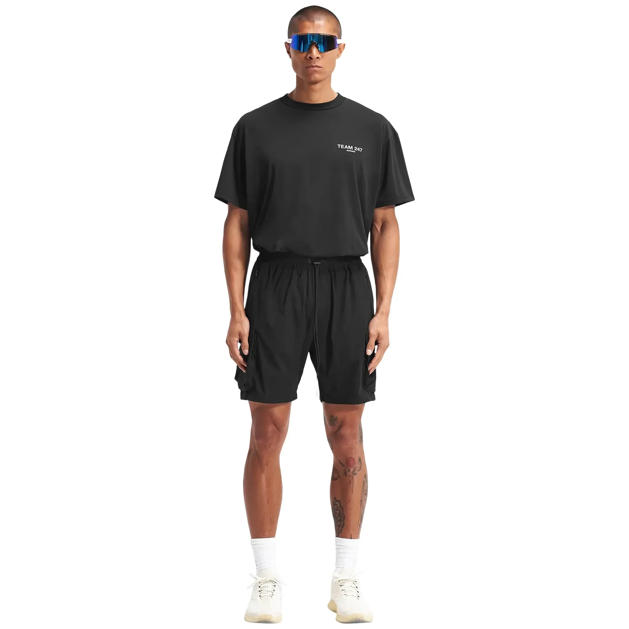 Represent 247 Black Shorts - Image 5
