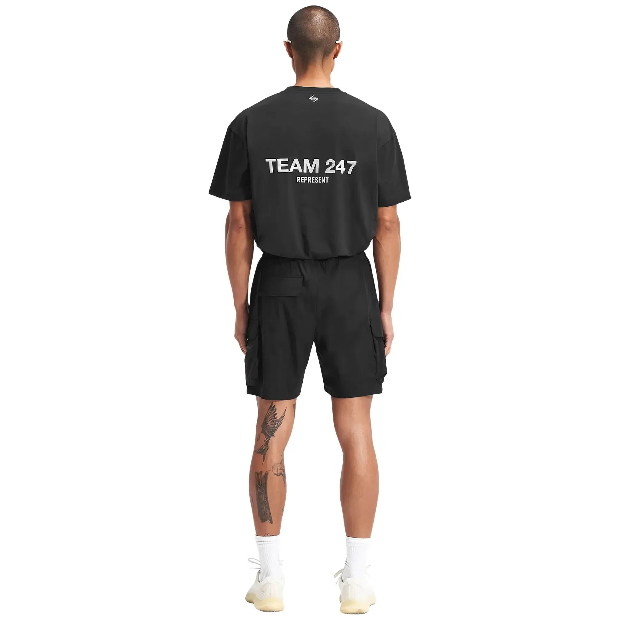 Represent 247 Black Shorts - Image 6