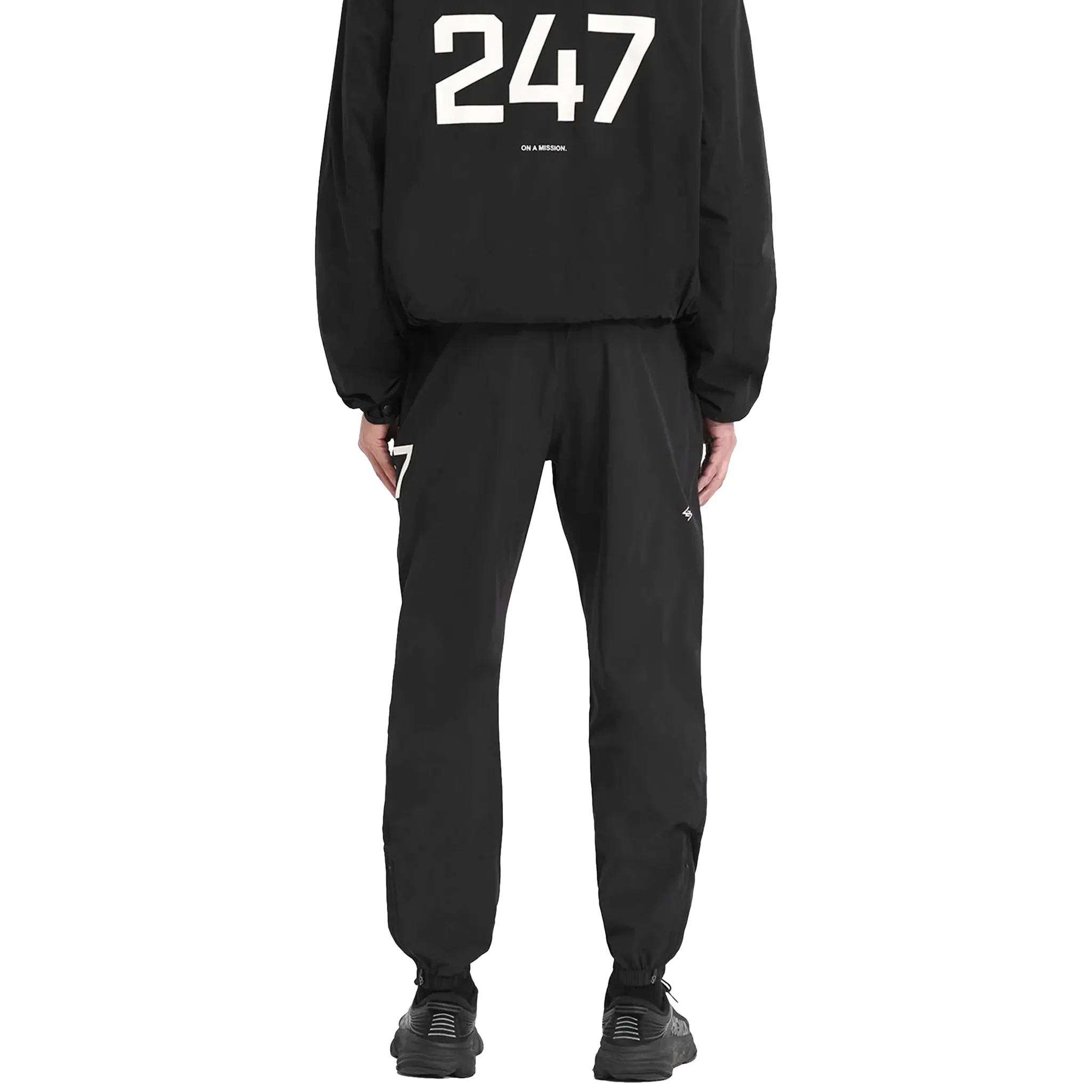 Represent 247 Jet Black Training Pants - Image 3