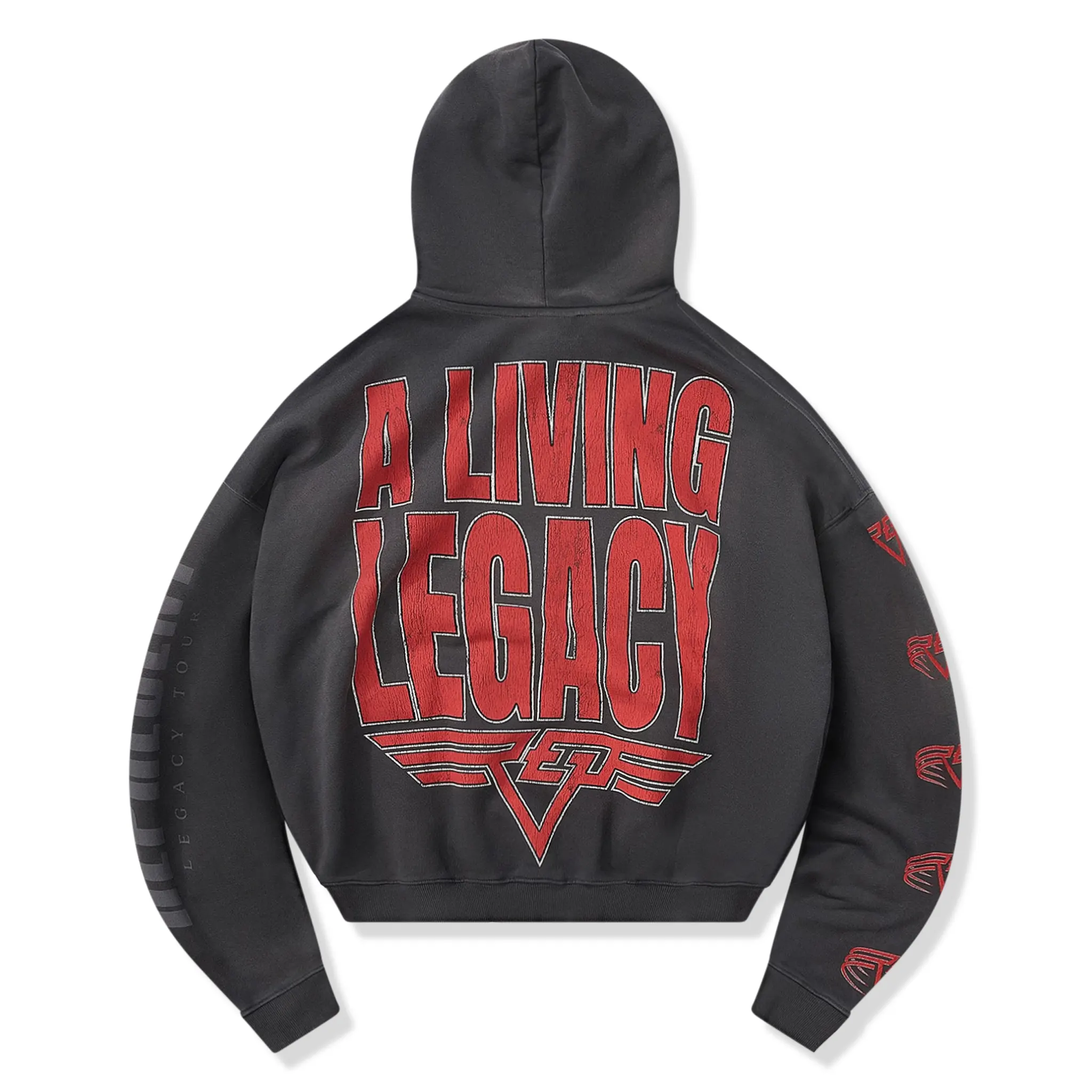 Represent Living Legacy Tour Reversible Grey Hoodie - Image 2