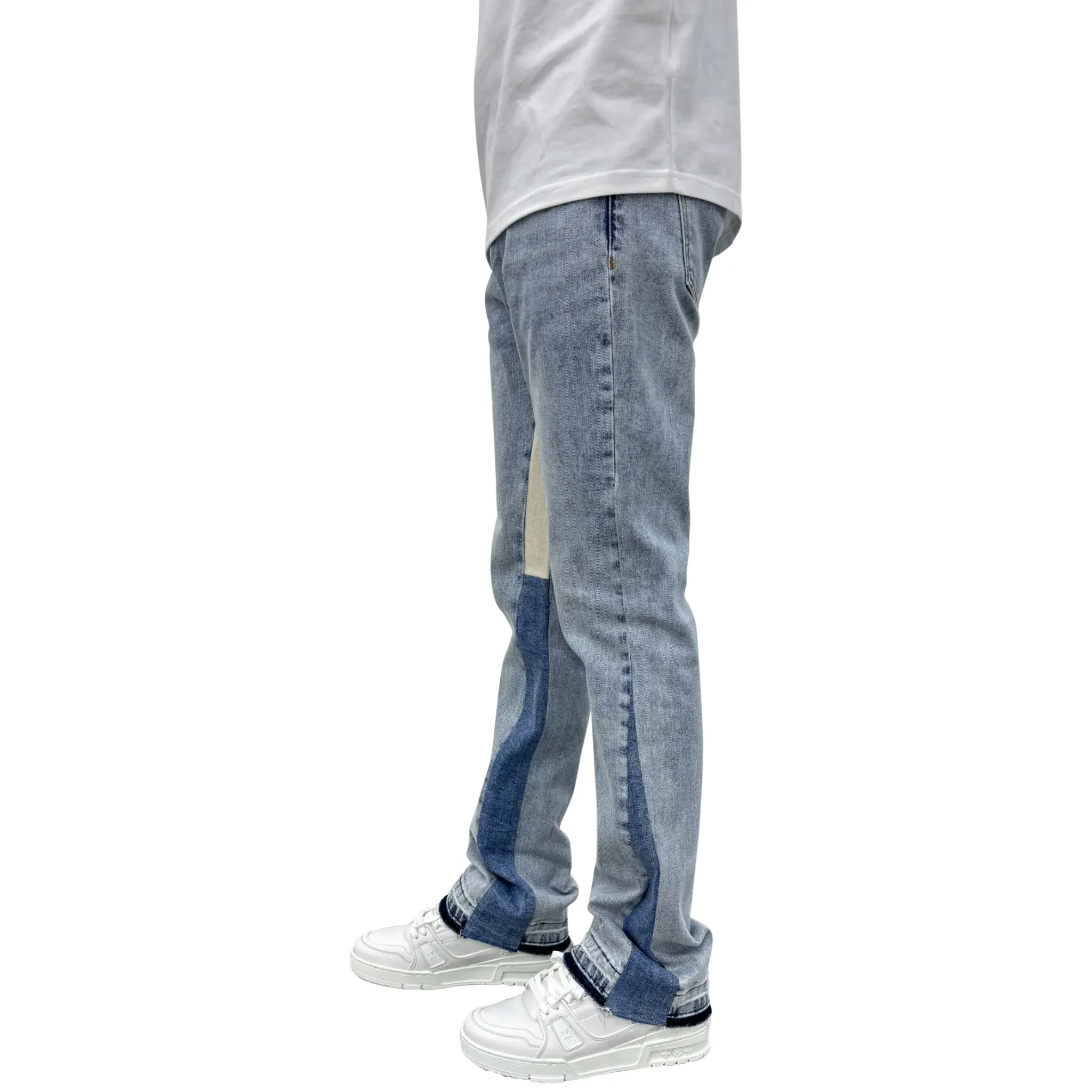 SIARR Flared Jeans Blue - Image 3