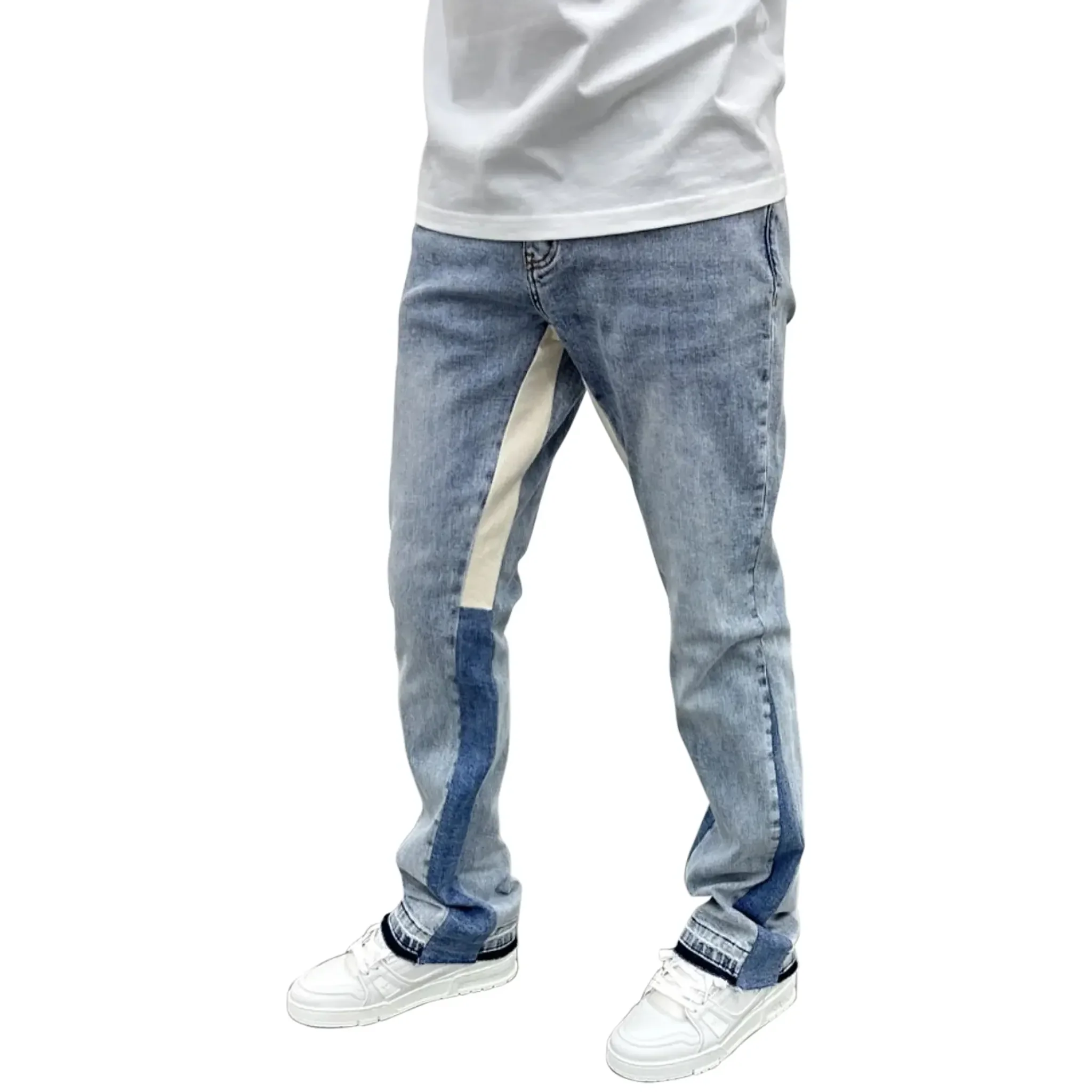 SIARR Flared Jeans Blue - Image 4