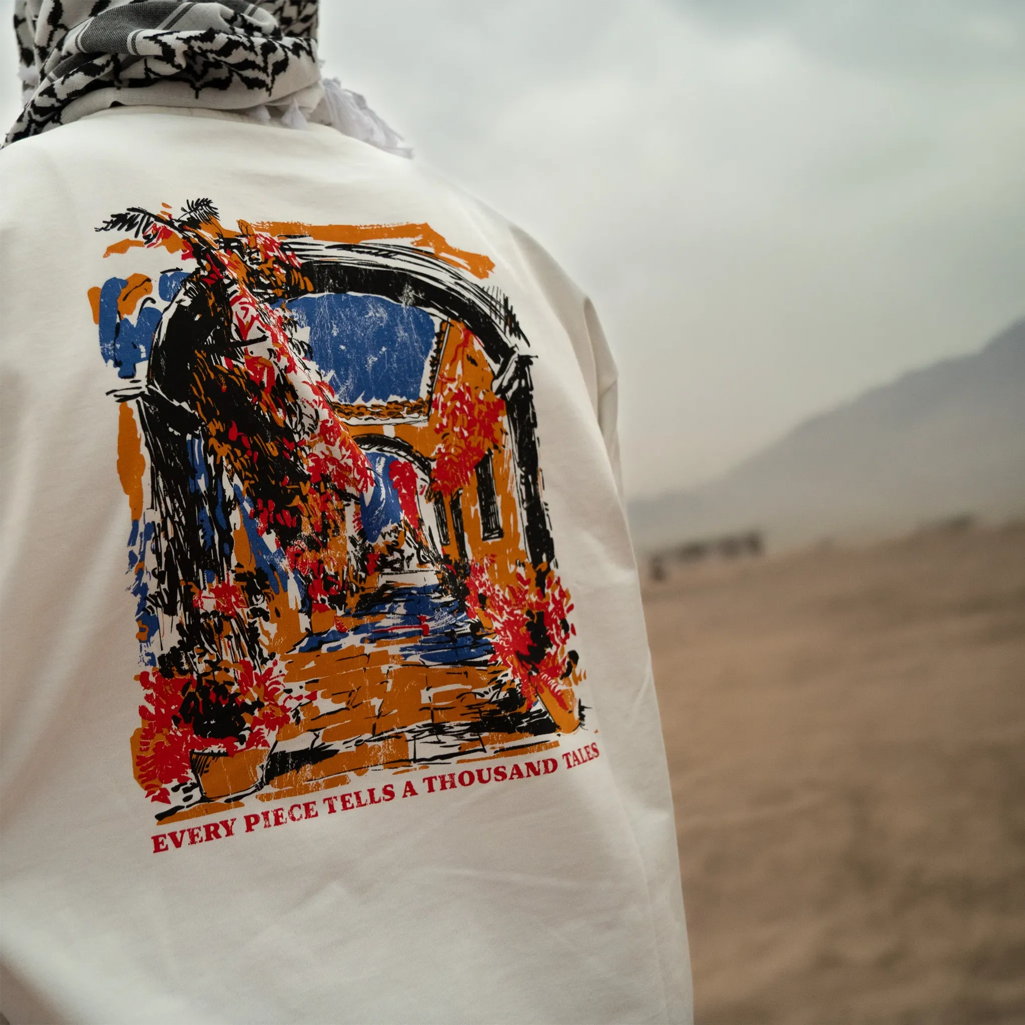 SIARR Floral L/S Off-White T-Shirt - Image 7