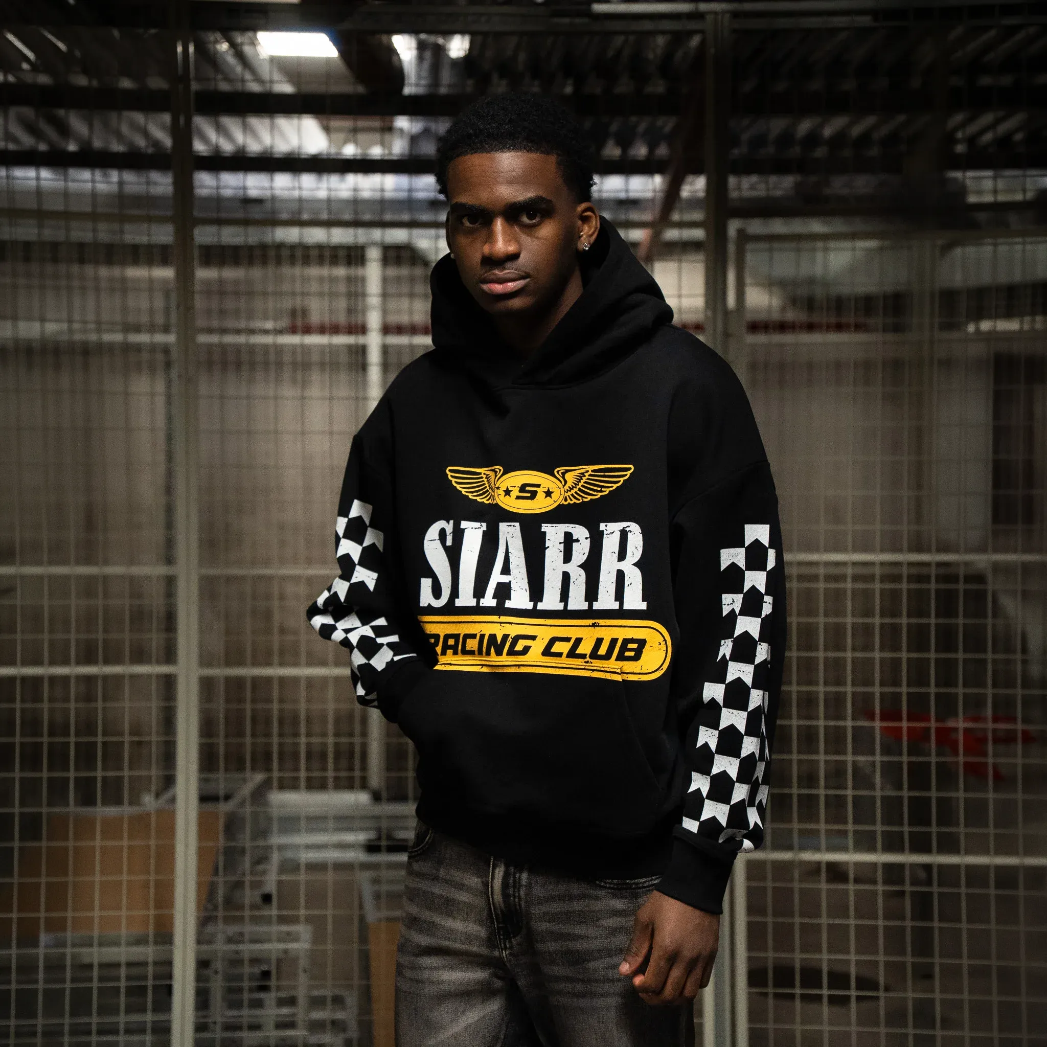 SIARR Racing Club Black Hoodie - Image 6
