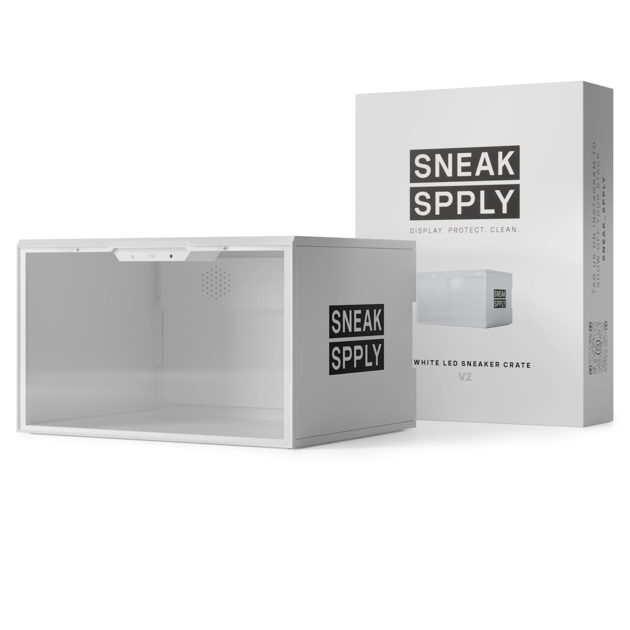 Sneak Spply Stack V2 Led Storage Crate White - Image 2