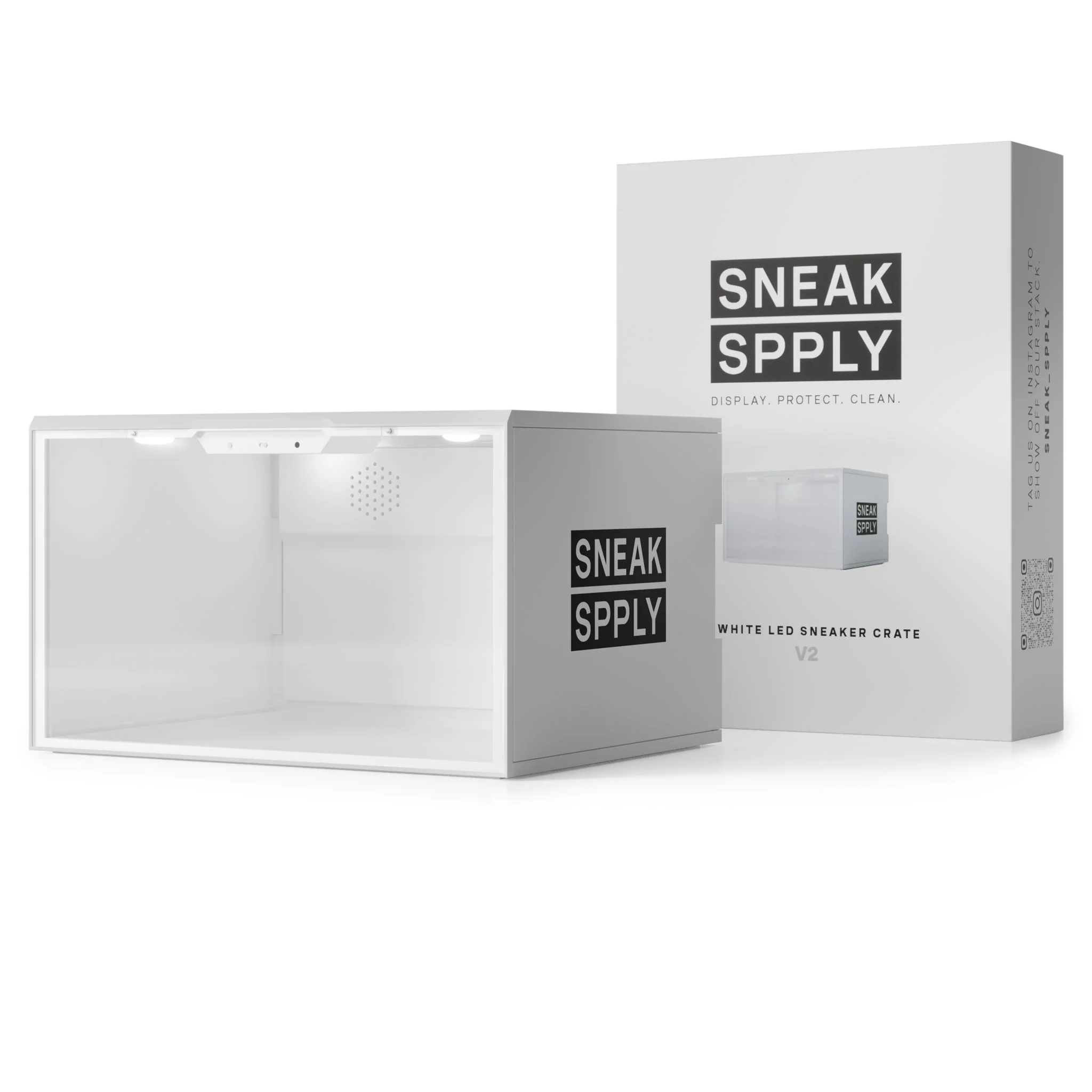 Sneak Spply Stack V2 Led Storage Crate White - Image 4