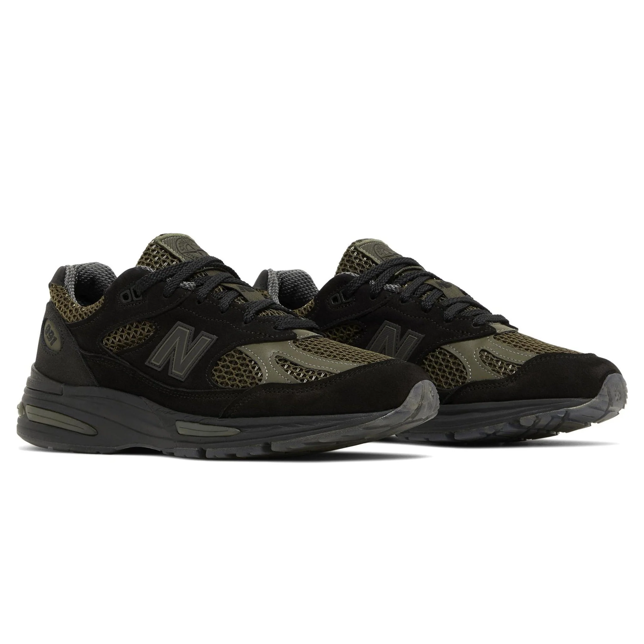 Stone Island x New Balance 991v2 MiUK Black Olive - Image 2
