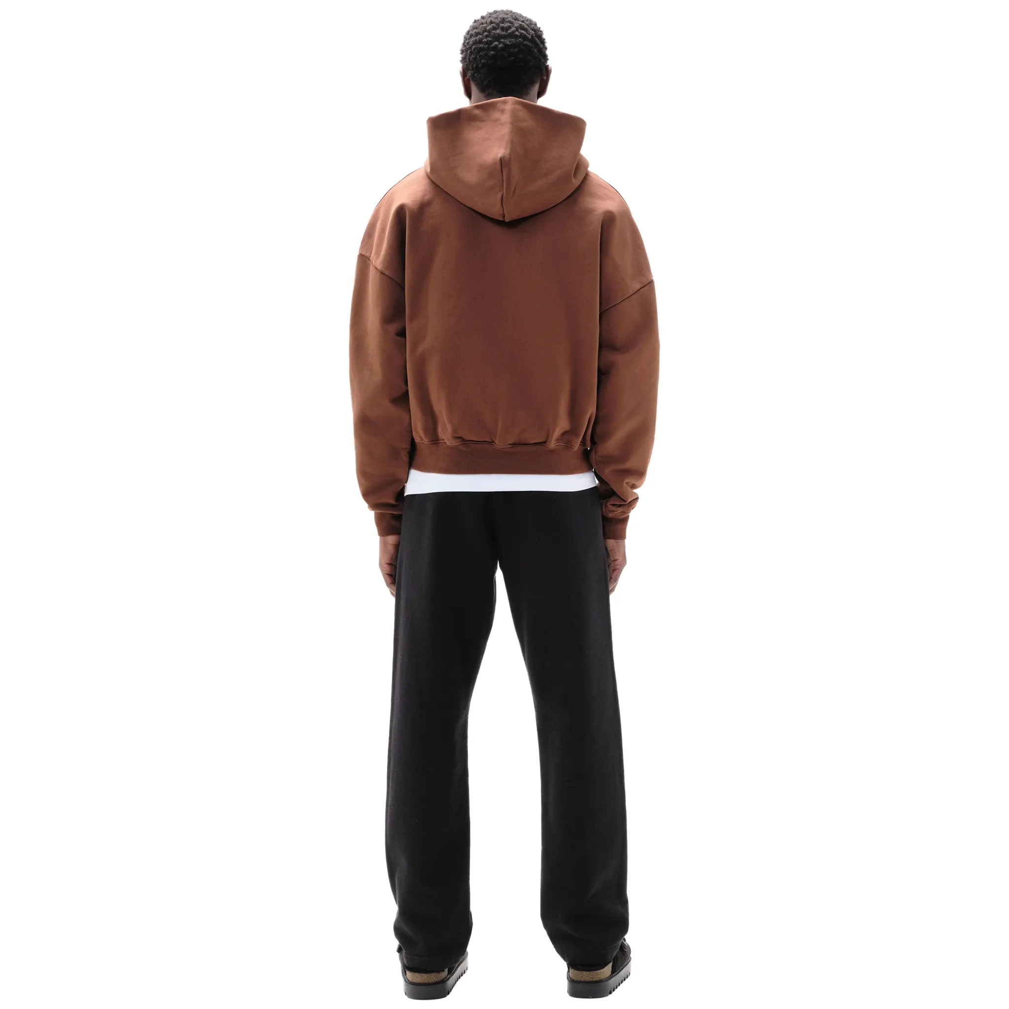 Summit Heavyweight Brown Zip-Up Hoodie - Image 6