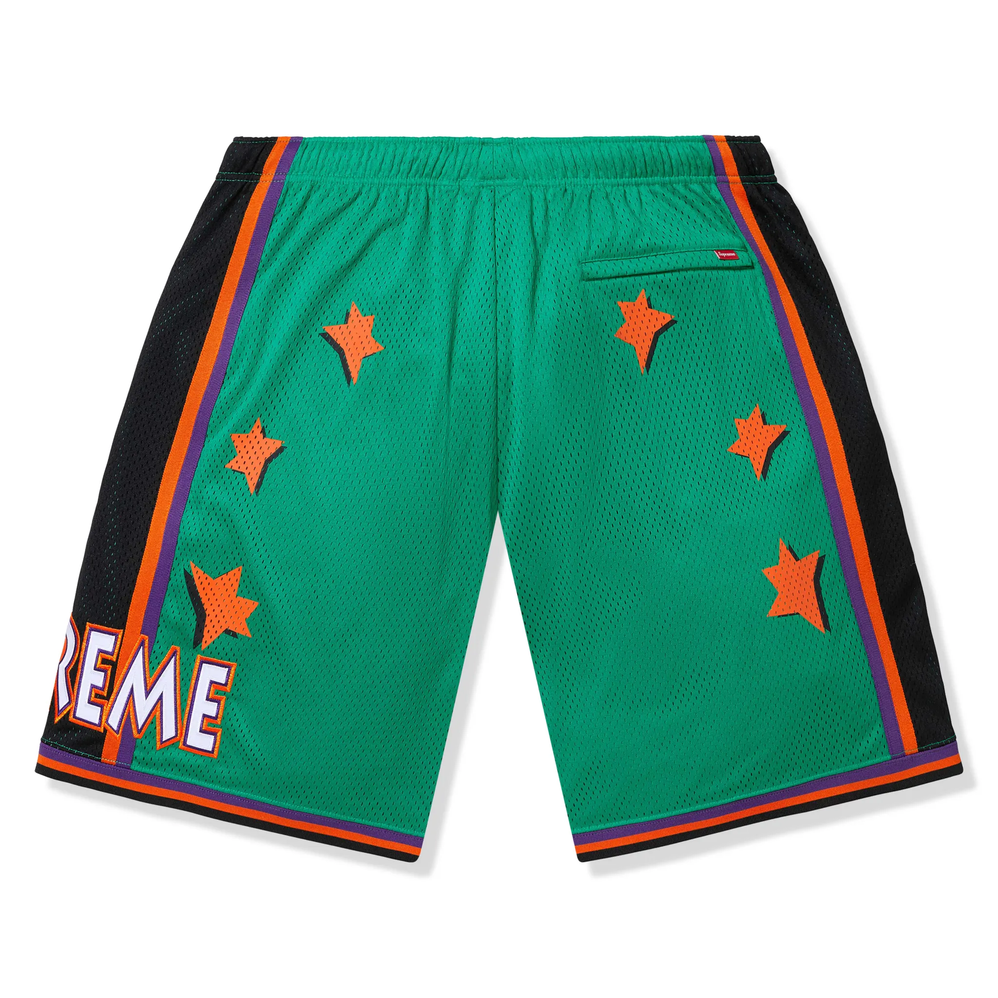 Supreme All Star Basketball Green Shorts (SS25) - Image 2