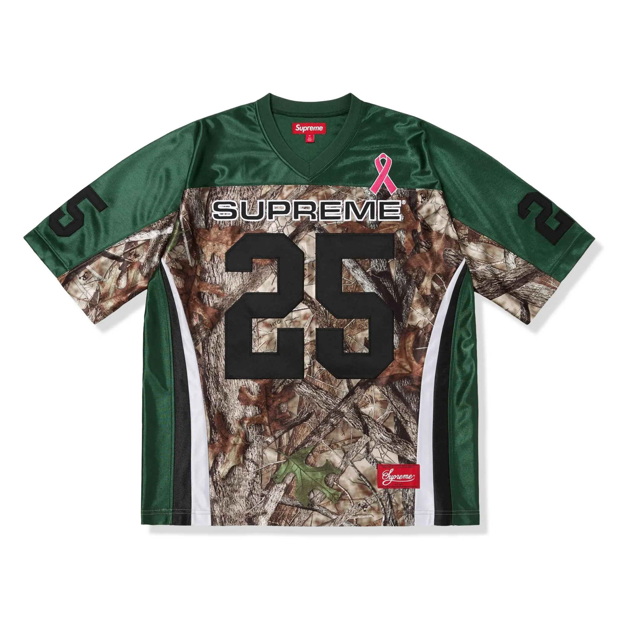 Supreme Breast Cancer Awareness Green Football Jersey