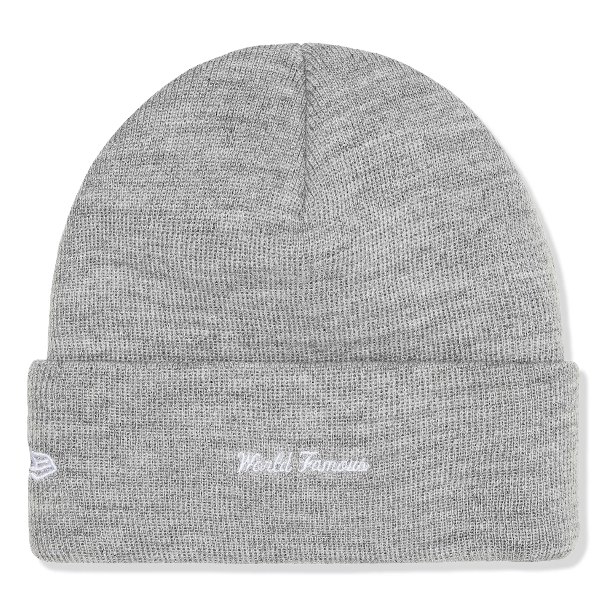 Supreme New Era Box Logo Heather Grey Beanie (FW25) - Image 2