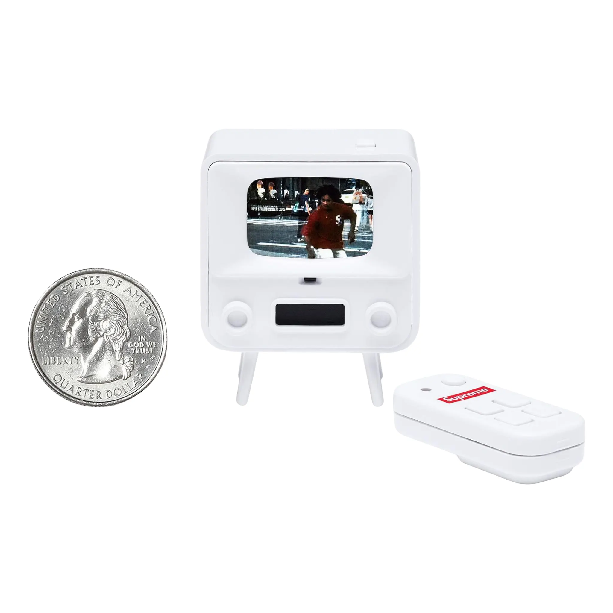 Supreme x Tiny 2 White TV (SS26)