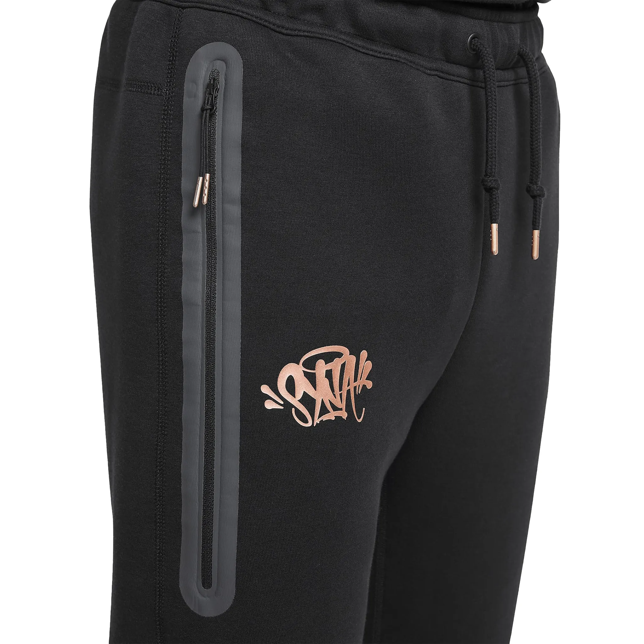 Syna World x Nike Central Cee Tech Fleece Black Sweatpants - Image 7