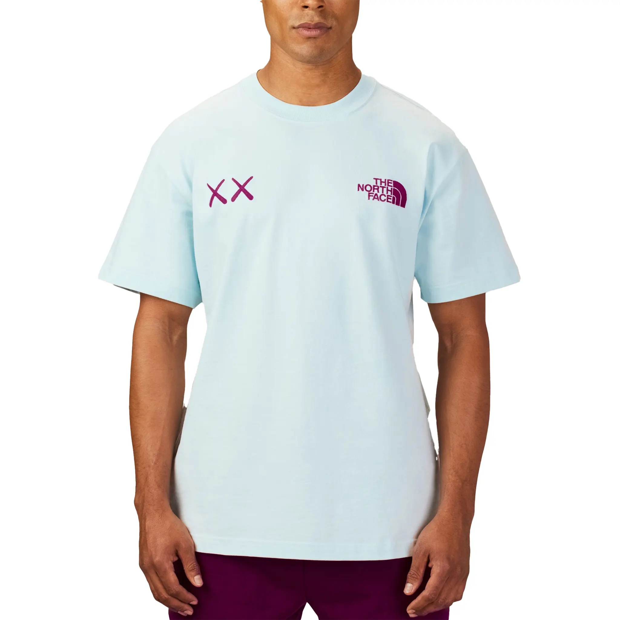 The North Face x Kaws Iced Blue T Shirt - Image 3