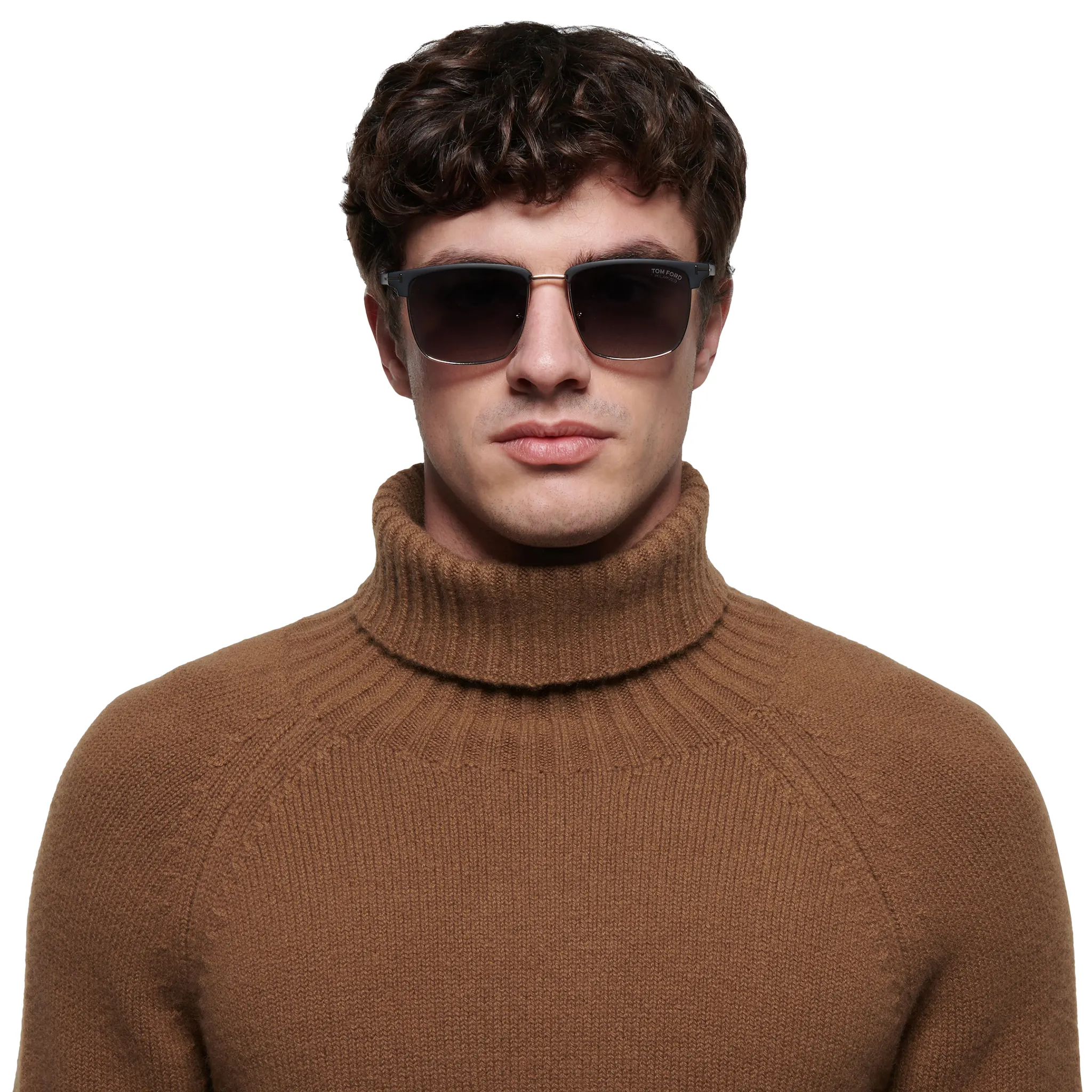 Tom Ford Hudson-02 FT0997-H 02D 55 Black Polarised Sunglasses - Image 3