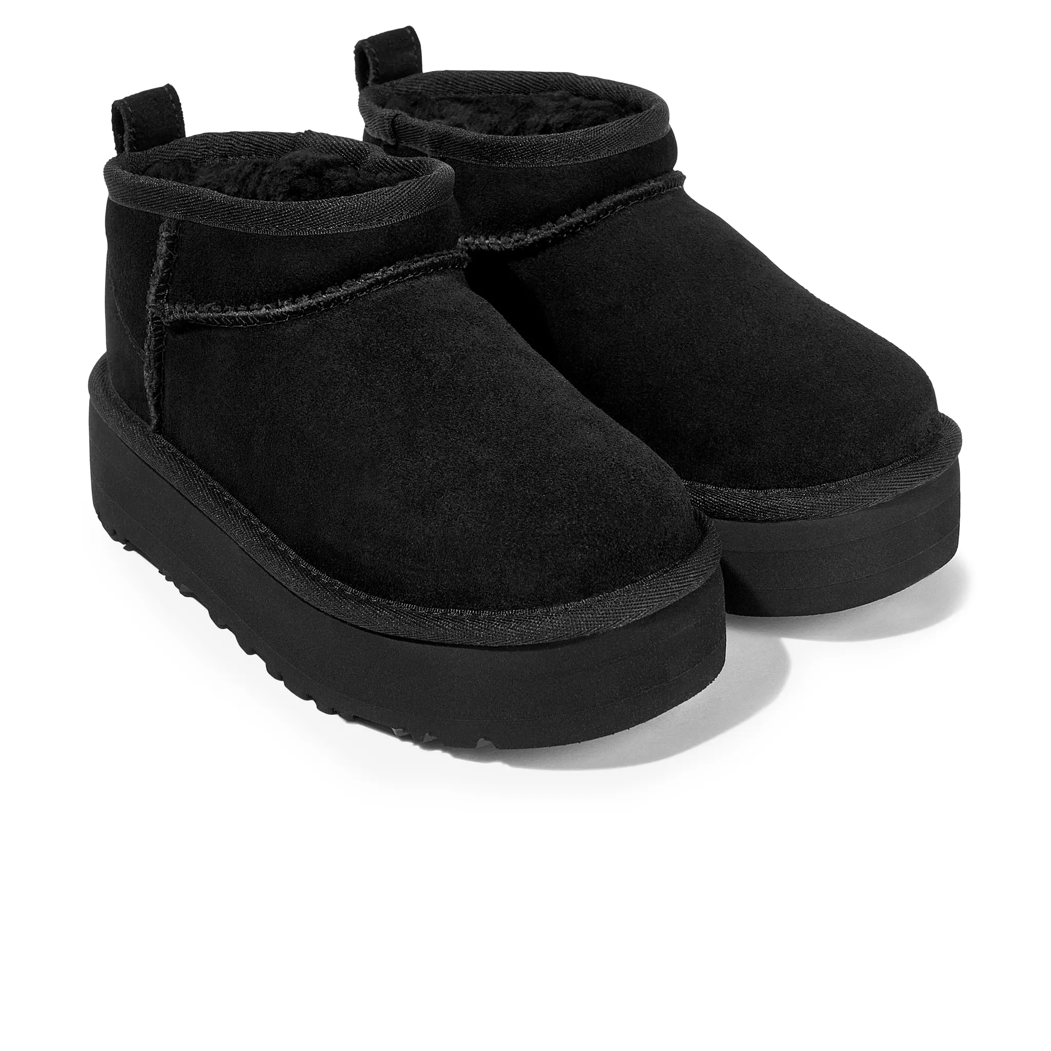 UGG Classic Ultra Mini Platform Girls Black Boots - Image 2