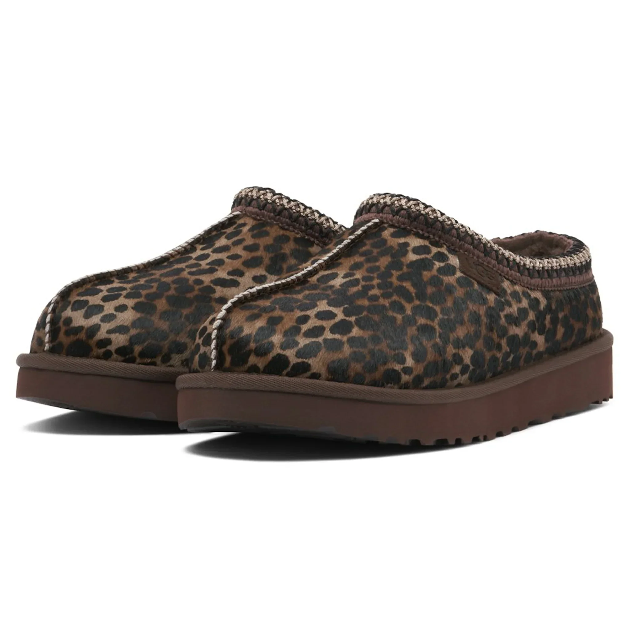 UGG Tasman Caspian Burnt Cedar Cheetah Slippers (W) - Image 2