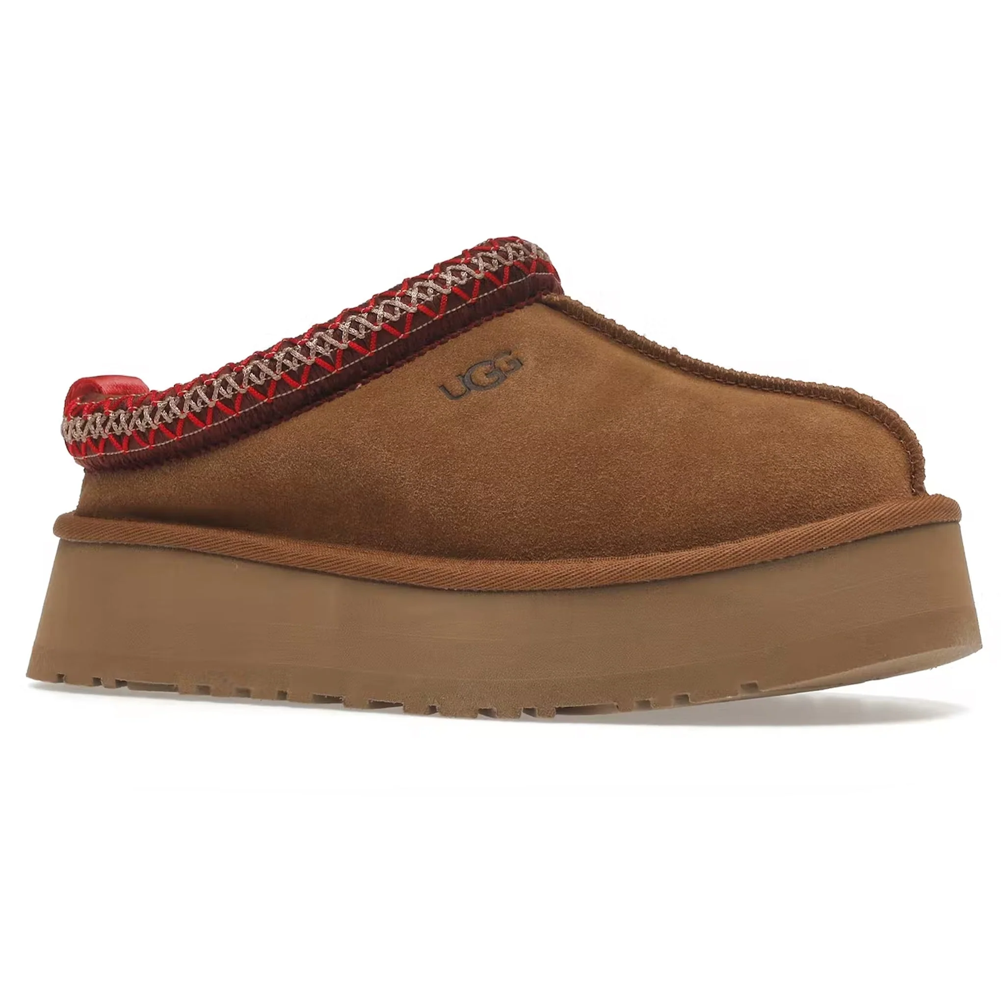 UGG Tazz Platform Chestnut Slippers (W) - Image 2